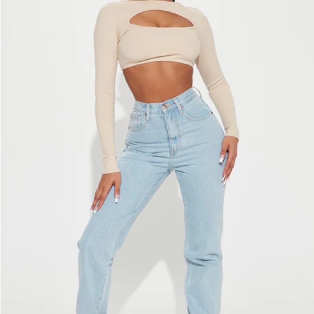 Adore You Straight Leg Jeans - Light Wash
